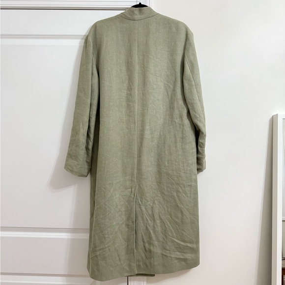 Zara Women's Sage Green Blazer Coat - Picture 3 of 14